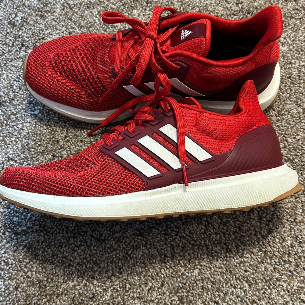 Adidas Red Athletic Sneakers - Picture 2 of 12